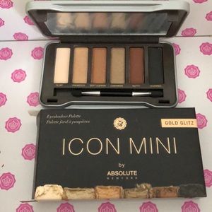 Icon Mini Gold Glitz Eyeshadow Palette